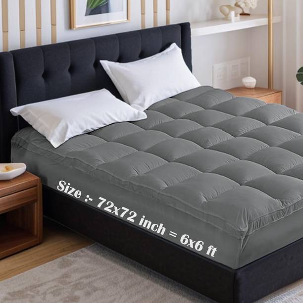 HANS Mattress Topper Double Size Breathable, Stretchable Mattress Cover