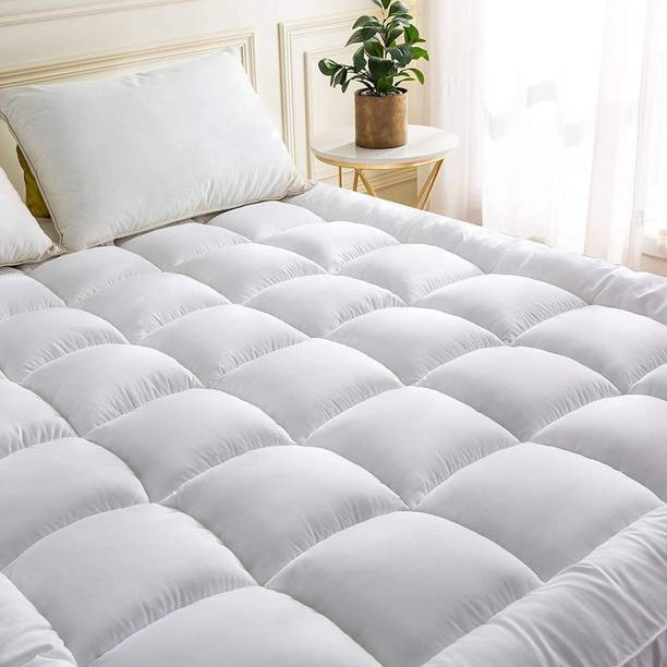 Cashmera 2 inch (5.08 cm) King Size Microfibre Breathable, Stretchable, Waterproof Mattress Topper