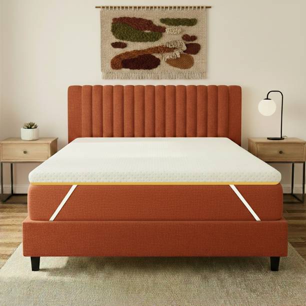 SleepyHug 2 inch (5.08 cm) King Size Foam Breathable Mattress Topper