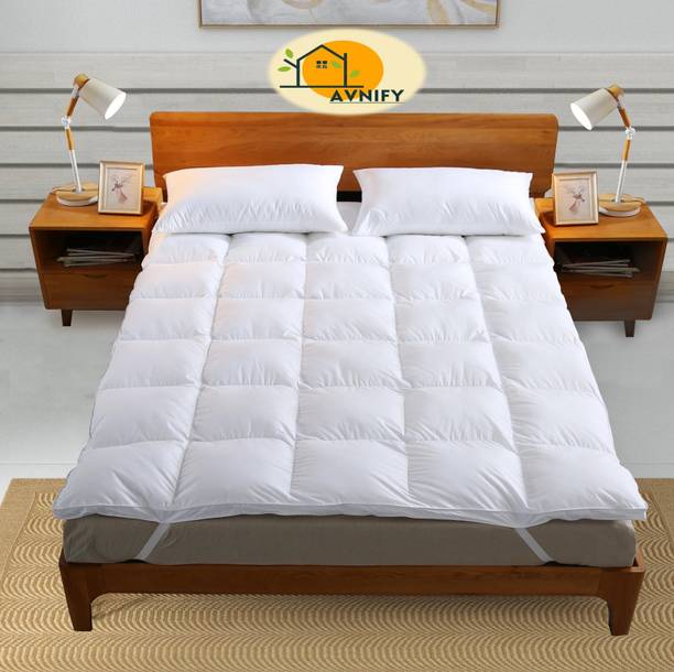 AVNIFY Single Size Mattress Topper Polyster Breathable, Stretchable, Waterproof Mattress Cover