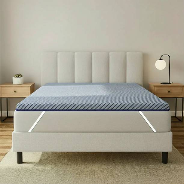 SleepyHug 2 inch (5.08 cm) King Size Foam Breathable Mattress Topper