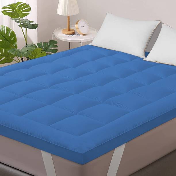Jaipurlinen Mattress Topper King Size Breathable, Waterproof Mattress Cover
