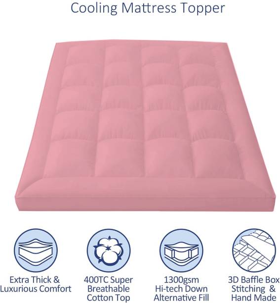 CHICERY Mattress Topper Queen Size Breathable, Stretchable, Waterproof Mattress Cover