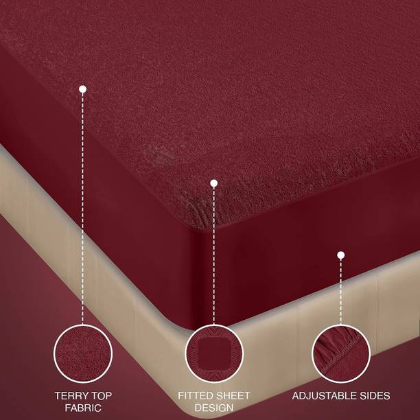 Ultrasleep Fitted Double Size Breathable, Waterproof Mattress Cover