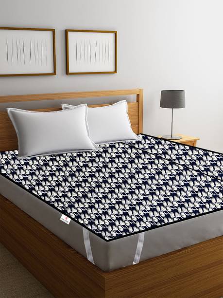 GURU ISHMA Elastic Strap Double Size Breathable, Waterproof Mattress Cover