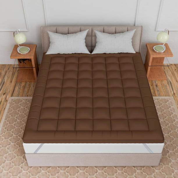 Blue Home Mattress Topper King Size Breathable Mattress Cover