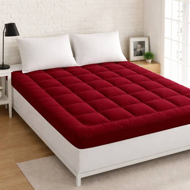 FAB TAX GOYAL 2 inch (5.08 cm) King Size Microfibre Breathable Mattress Topper