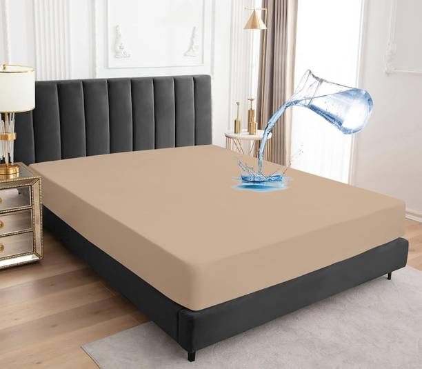 Jaipurlinen Elastic Strap Single Size Waterproof Mattress Cover