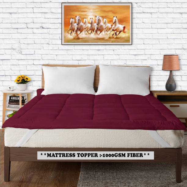 RELEIFE Mattress Topper Double, Queen Size Breathable, Stretchable, Waterproof Mattress Cover