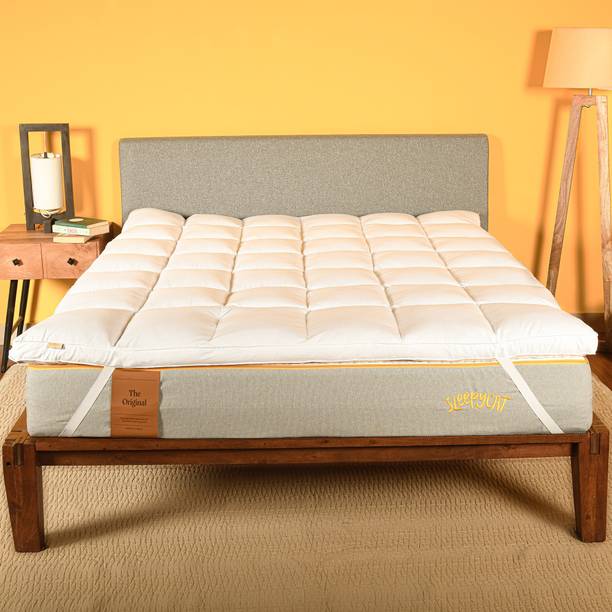 SleepyCat 2 inch (5.08 cm) King Size Microfibre Mattress Topper