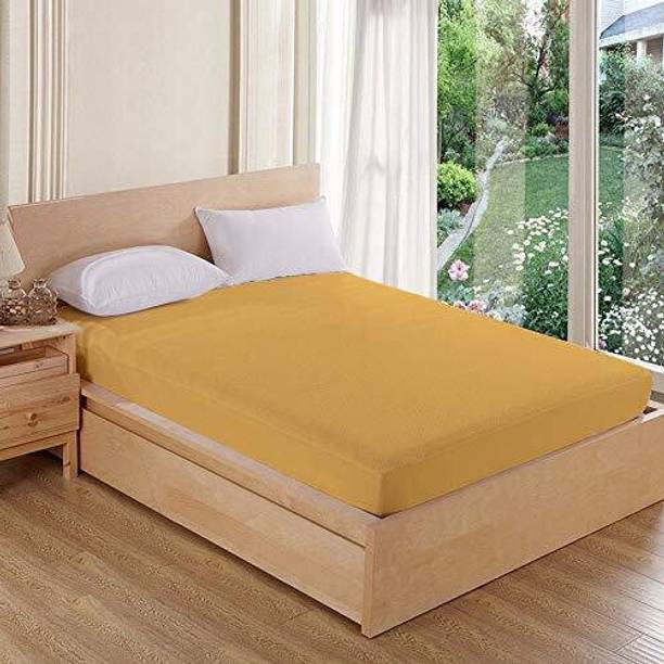 Jaipurlinen Fitted King Size Stretchable, Waterproof Mattress Cover