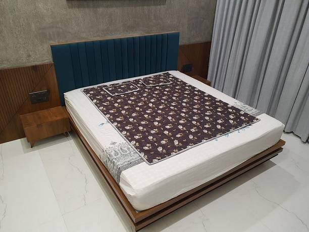 heNcy CREATION Mattress Topper Queen Size Breathable Mattress Cover