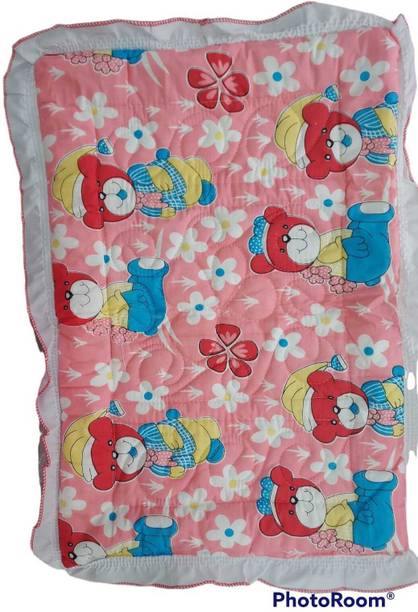 DeviM Cotton Crib Cartoon Flat baby Bed sheet (Godadi)