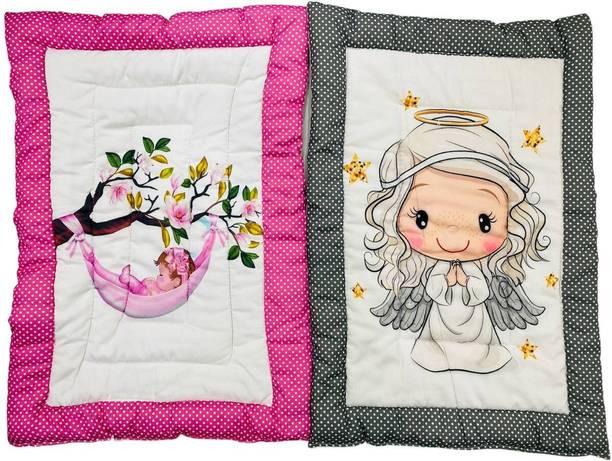 RUMPES Combo Newborn Baby Cotton Bed | Godari | Cradle Bed | Crib Sheet,Bedding Set