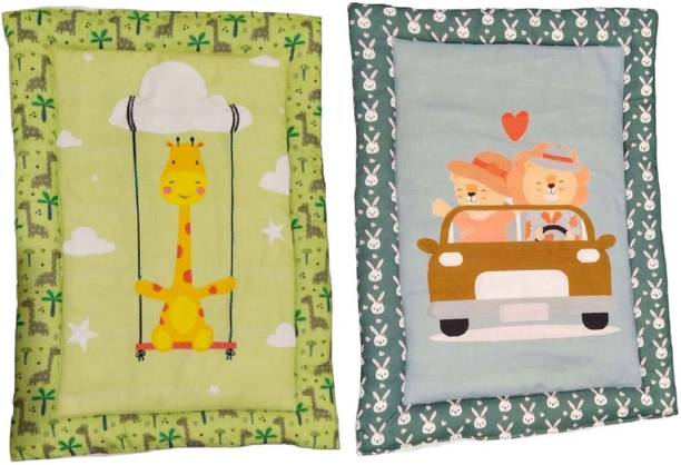 Glamica Mattress For New Born Baby Bed Mat new unique design (Pack of 2)30 X 20 Inch)