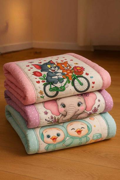 Zivora Kids CuddleNest Premium Baby Soft Comfort Quilt Pack of 3