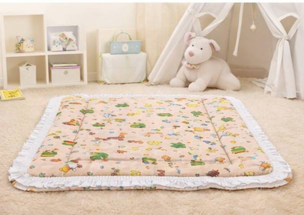 Vanray Fashion New Born Baby Supper Soft Fril Mattress(0-6 Months)( Pack Of 1)