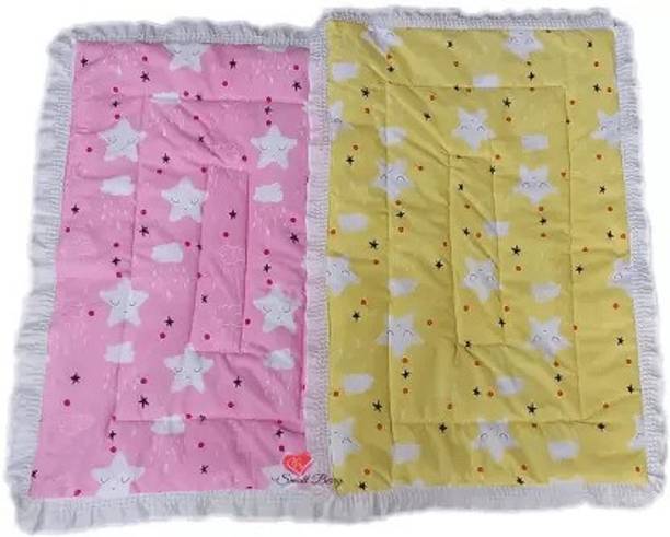 Fashtastic 45 x 60 Centimeters Multicolored Swaddle Bed Godri -Free Size (Pack of: 2)