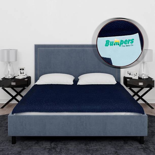 Bumpers Polycotton Baby Bed Protecting Mat (Dark Blue, XX-Large)