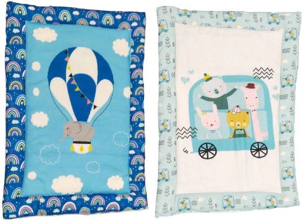 Glamica Mattress For New Born Baby Bed Mat new unique design (Pack of 2)30 X 20 Inch)