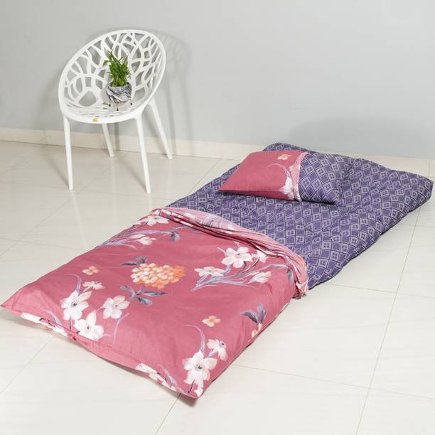 Next Go Mattress Set Includes Cover and Pillow Foldable Soft CottonTufted Rui Gaddi 3 inch Single Cotton Mattress