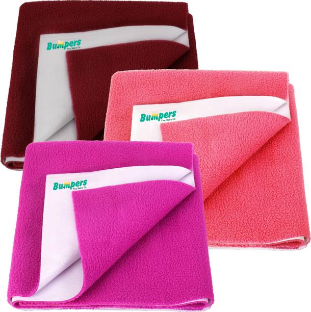 Bumpers Waterproof Baby Dry Sheet, Small Size, Pack of 3