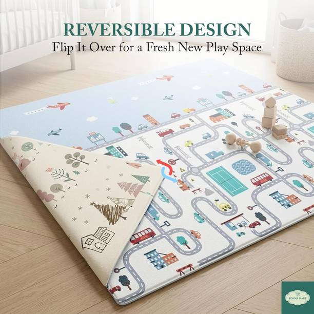 Kevriz Baby Playing Floor mat for Kids Anti Skid Non Slip Waterproof