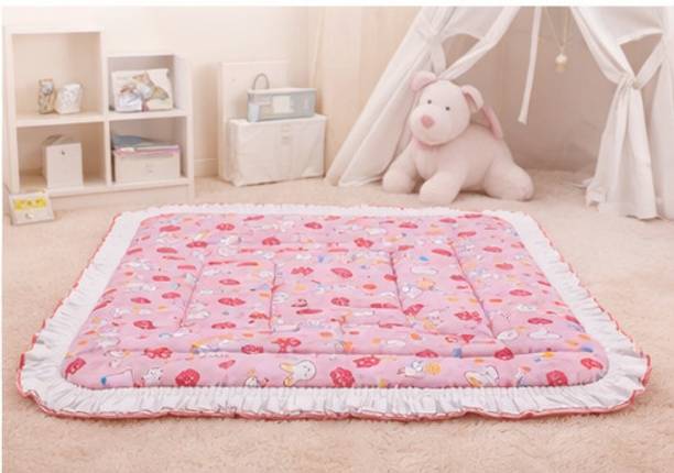 Vanray Fashion New Born Baby Supper Soft Fril Mattress(0-6 Months)( Pack Of 1)