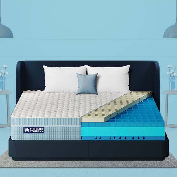 The Sleep Company SmartGRID Orthopedic Pro SnowTec - Doctor Recommended 5 Zone Pressure Relief 6.0 inch King High Density (HD) Foam Mattress