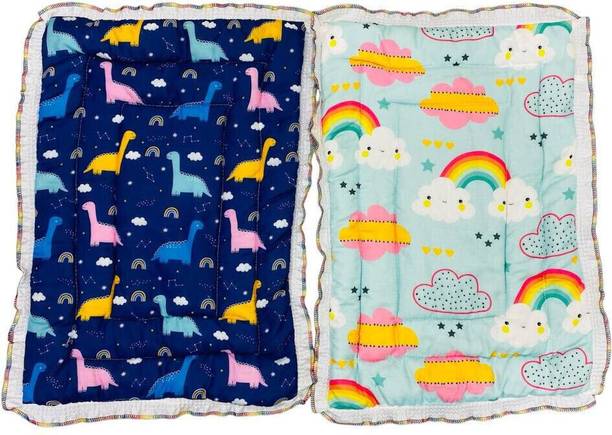 RUMPES Newborn combo Baby Cotton Bed | Lace Godadi | Cradle Bed | Bedding Set