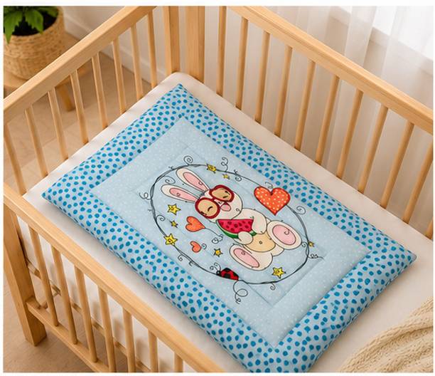 Vanray Fashion Baby Mattress Rabbit Desing Soft Washable Bedding Pack OF 1**