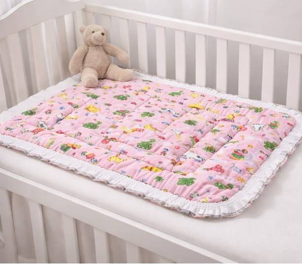 BABYBEDS Newborn Baby Mattress for Crib, Lightweight & Comfortabl(0-6 Months)( Pack Of 1)