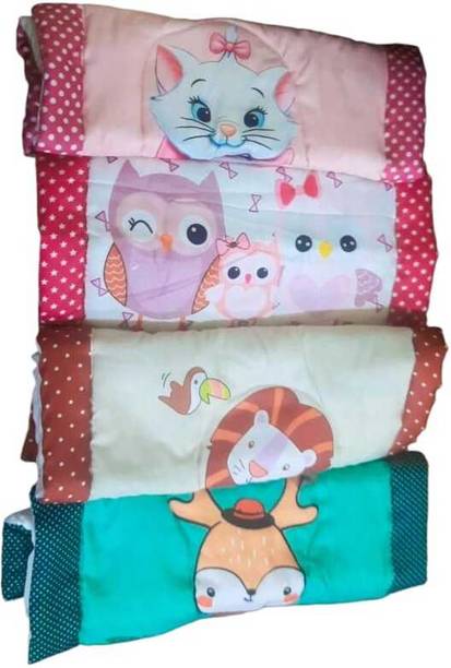DeviM Baby Cute Mattress Soft Godadi Cotton Cartoon Design Best Quality Pack of 4