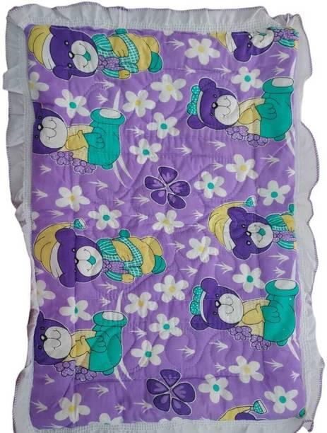 DeviM Cotton Crib Cartoon Flat baby Bed sheet (Godadi)