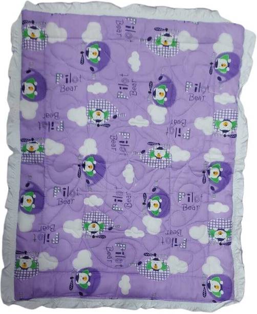 DeviM Cotton Crib Cartoon Flat baby Bed sheet (Godadi)