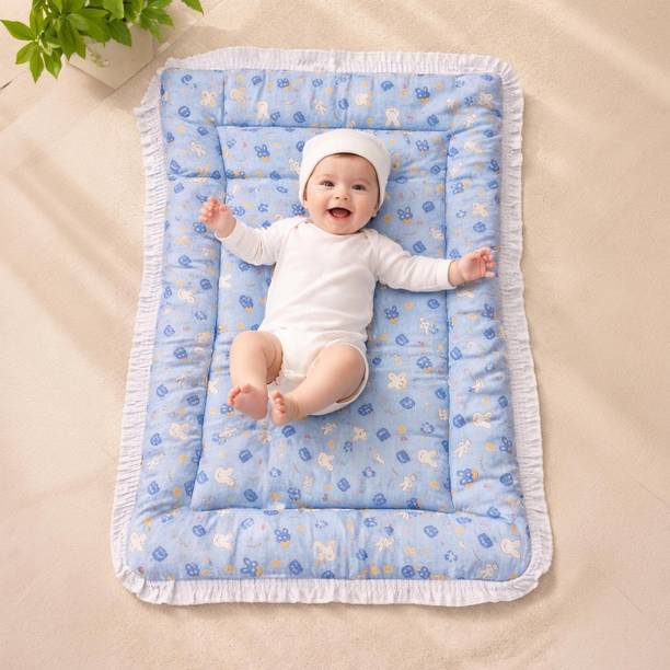 Vanray Fashion New Born Baby Supper Soft Fril Mattress(0-6 Months)( Pack Of 1)