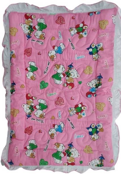 DeviM Cotton Crib Cartoon Flat baby Bed sheet (Godadi)