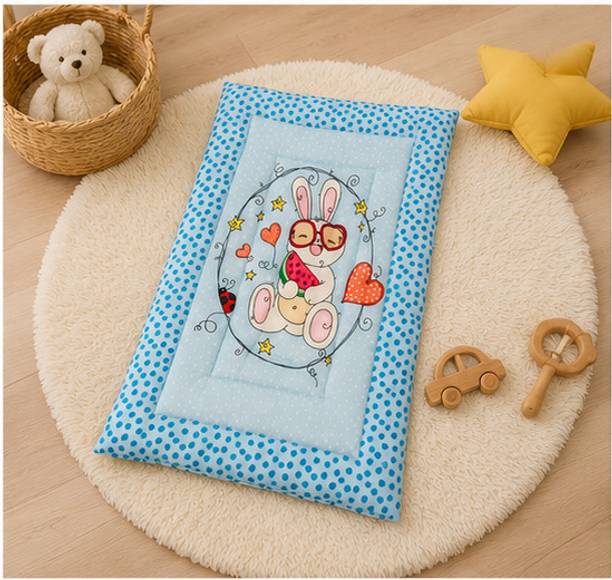 Vanray Fashion Baby Mattress Rabbit Desing Soft Washable Bedding Pack OF 1**