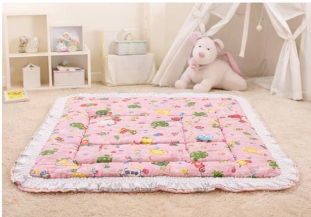 Vanray Fashion New Born Baby Supper Soft Fril Mattress(0-6 Months)( Pack Of 1)
