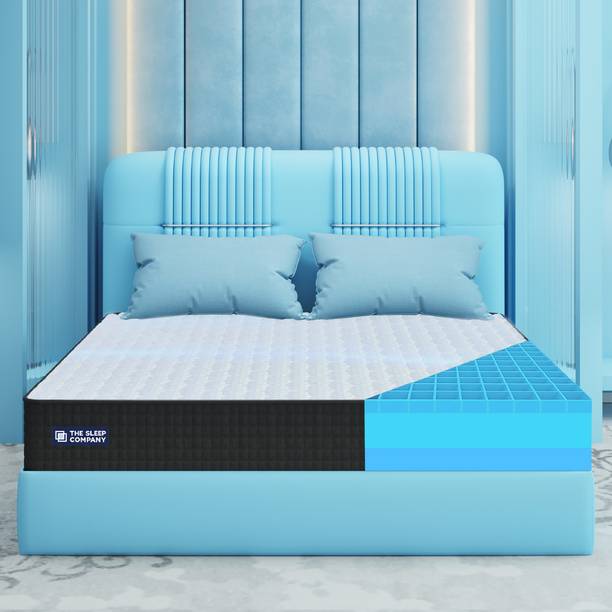 The Sleep Company SmartGRID Orthopedic Pro SnowTec- Doctor Recommended 5 Zone Pressure Relief 10.0 inch King High Density (HD) Foam Mattress