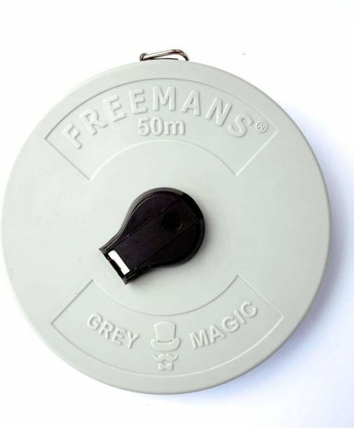FREEMANS GREY MAGIC FIBRE GLASS TAPE 50 METER Measurement Tape