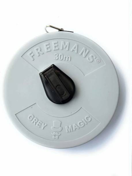 FREEMANS 30M GREY MAGIC FIBER GLASS TAPE Measurement Tape