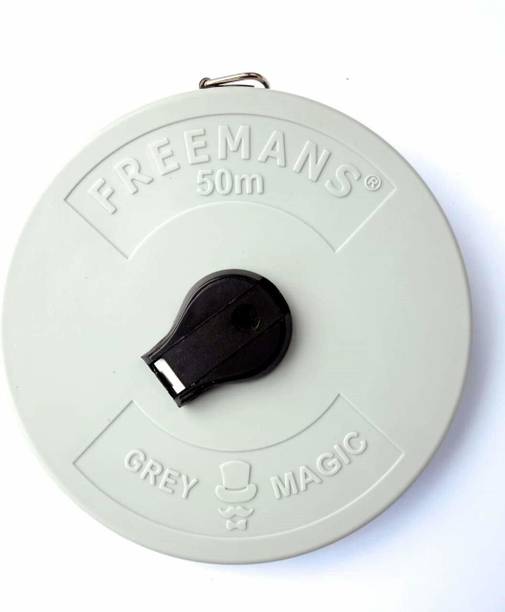 FREEMANS 50M GREY MAGIC FIBER GLASS TAPE Measurement Tape
