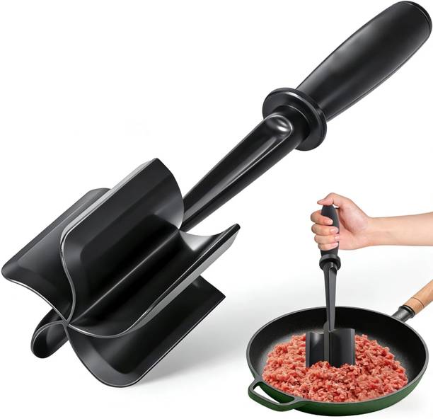 Velmi Heat Resistant Meat Chopper, Ground Beef Masher Kitchen Tool Nylon Masher Meat Tenderizer