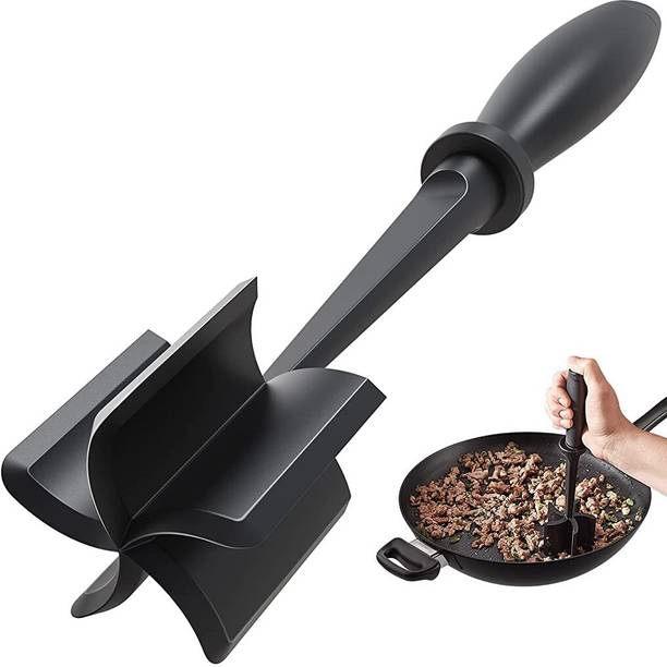 Jaaro Heat Resistant Nylon Meat Chopper for Ground Meat and Hamburger Prep Nylon Masher Meat Tenderizer