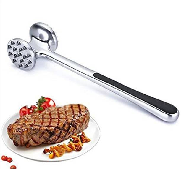 Kepzell Meat Tenderizer, Dual-Sided Nails Meat Mallet Premium Meat Hammer Aluminium Hammer Meat Tenderizer