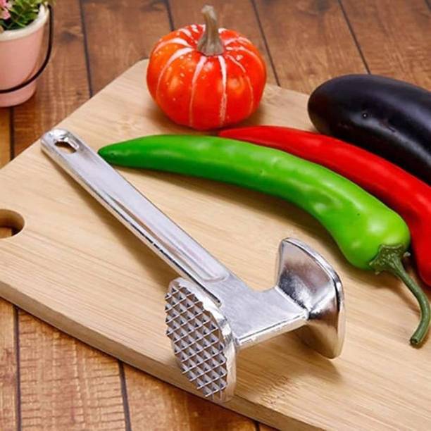 DeoDap luminum Hammer Meat Tenderizer Steak Beef Chicken Pounders Cooking Tools Kitchen Accessories Aluminium Hammer Meat Tenderizer