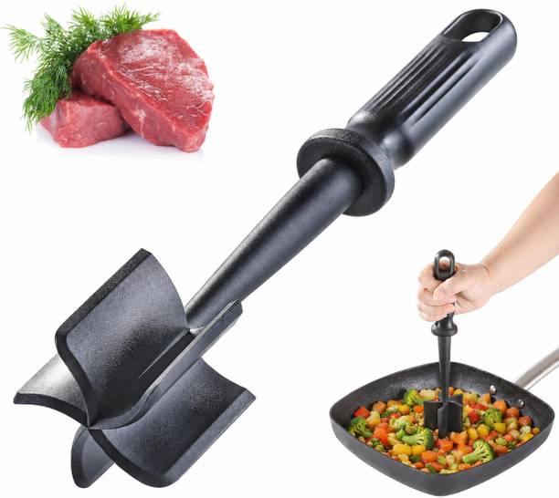 Jaaro Non Stick Nylon Meat Chopper for Ground Beef Kitchen Cooking Use Nylon Masher Meat Tenderizer