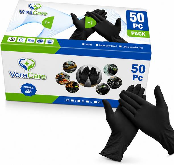 veracare Nitrile Surgical Gloves–Powder-Free, Medical Grade, Durable & Comfortable Gloves Nitrile Examination Gloves