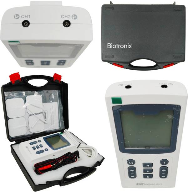 Biotronix Advanced Physical Therapy Stimulator 4-in-1 IFT, TENS & EMS Russian Current Medical Reacher & Grabber